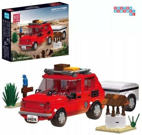 [24074] Klocki 393 el. Konstrukcyjne maluch auto model pojazdu Mould King