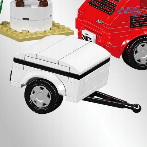 [24074] Klocki 393 el. Konstrukcyjne maluch auto model pojazdu Mould King