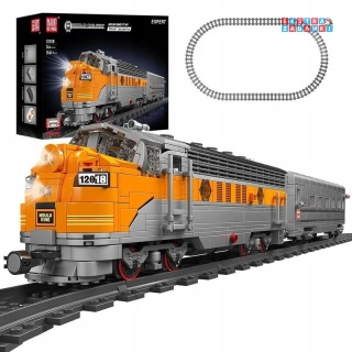 [12018S] Klocki 1751 el. Konstrukcyjne pociąg kolejka model Mould King [S]