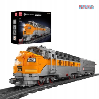 [12018S] Klocki 1751 el. Konstrukcyjne pociąg kolejka model Mould King [S]
