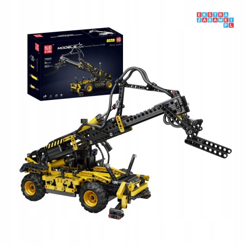 [19009] Klocki 803 el. Konstrukcyjne podnośnik pneumatyczny dźwig Mould King