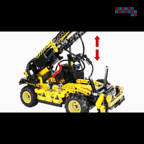 [19009] Klocki 803 el. Konstrukcyjne podnośnik pneumatyczny dźwig Mould King