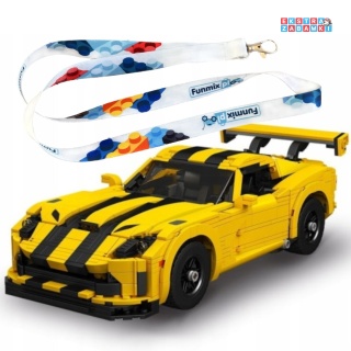 [10046] Klocki 1373 el. Konstrukcyjne pojazd Dodge Viper Mould King [S]