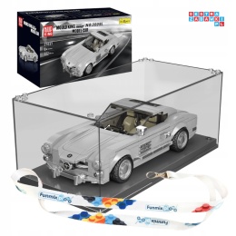 [27037] Klocki 350 el. Konstrukcyjne pojazd sportowy w gablocie Mould King