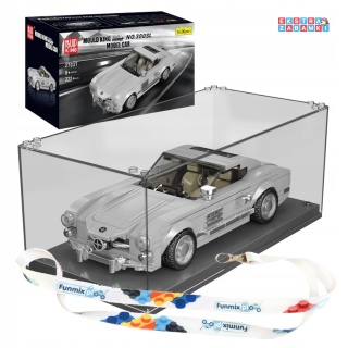 [27037] Klocki 350 el. Konstrukcyjne pojazd sportowy w gablocie Mould King [S]