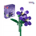 [24014] Klocki 145 el. Kwiatki Violets fiołki dekoracja do wazonu Mould King