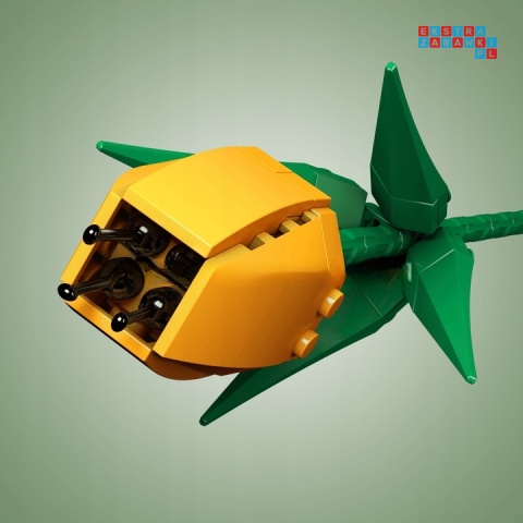 [24012] Klocki 83 el. Mały kwiat tulipan dekoracja tulip bud Mould King