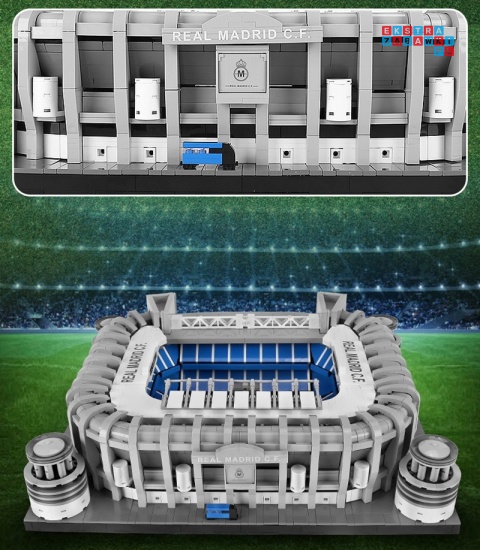 [22026] Klocki 4266 el. Model budowla Bernabeu stadion piłkarski Mould King