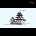 [22006] Klocki 3086 el. Model budowla domek chiński w stylu chińskim Mould King