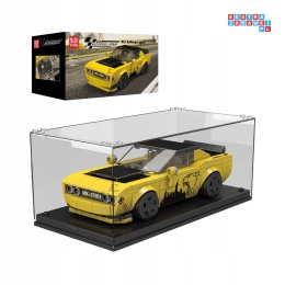 [27051] Klocki 368 el. Pojazd Challenger SRT wyścigowy samochód w gablocie Mould King