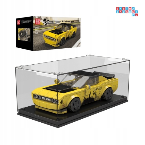 [27051] Klocki 368 el. Pojazd Challenger SRT wyścigowy samochód w gablocie Mould King