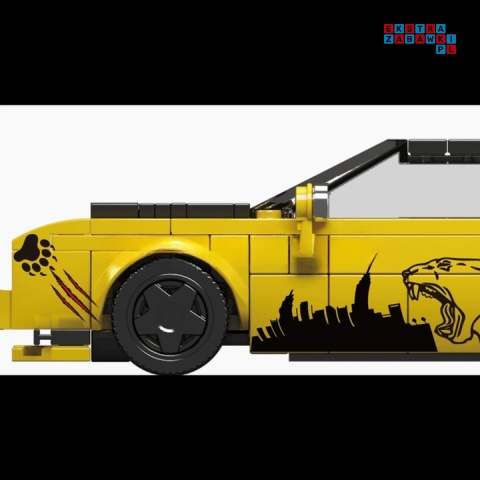 [27051] Klocki 368 el. Pojazd Challenger SRT wyścigowy samochód w gablocie Mould King