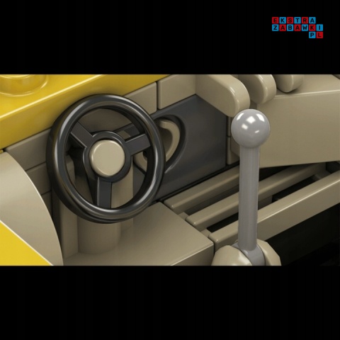 [27051] Klocki 368 el. Pojazd Challenger SRT wyścigowy samochód w gablocie Mould King