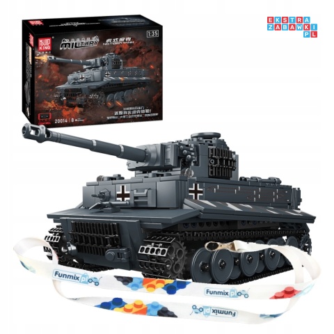 [20014S] Klocki 800 el. Pojazd czołg Tiger zdalnie sterowany Mould King
