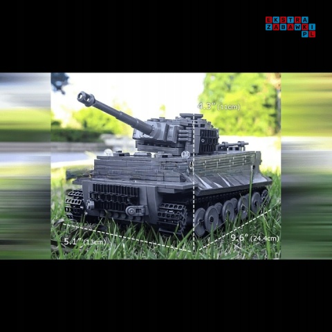 [20014S] Klocki 800 el. Pojazd czołg Tiger zdalnie sterowany Mould King