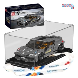 [27052] Klocki 395 el. Pojazd Wyścigowy Race autko w gablocie Mould King