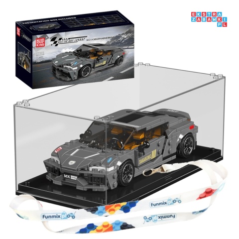 [27052] Klocki 395 el. Pojazd Wyścigowy Race autko w gablocie Mould King
