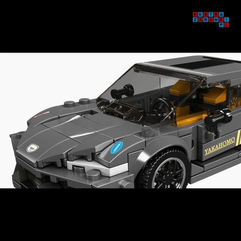 [27052] Klocki 395 el. Pojazd Wyścigowy Race autko w gablocie Mould King