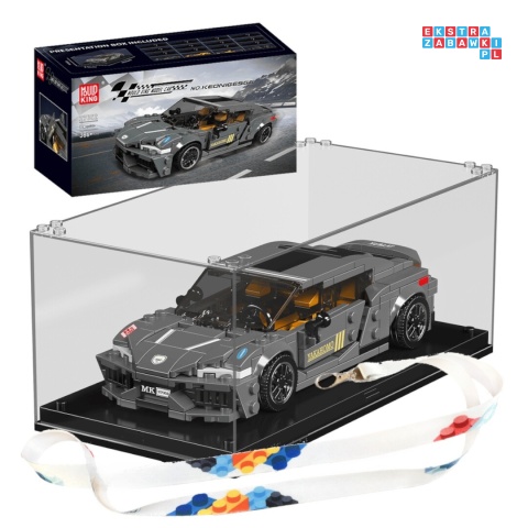 [27052] Klocki 395 el. Pojazd Wyścigowy Race autko w gablocie Mould King