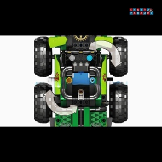 [19006] Klocki 938 el. Pojazd technic pneumatyczna ciężarówka do transportu drewna Mould King [S]