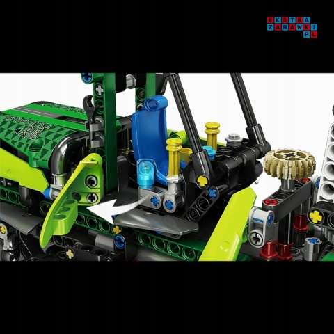 [19006] Klocki 938 el. Pojazd technic pneumatyczna ciężarówka do transportu drewna Mould King