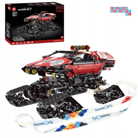 [18010] Klocki 1381 el. Pojazd technic polar explorer z pilotem Mould King