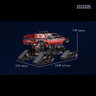 [18010] Klocki 1381 el. Pojazd technic polar explorer z pilotem Mould King [S]