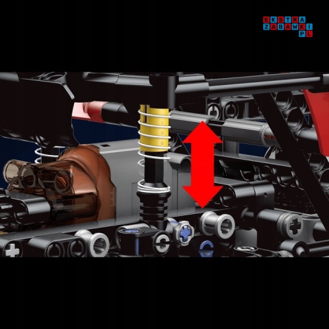 [18010] Klocki 1381 el. Pojazd technic polar explorer z pilotem Mould King