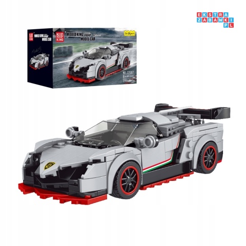 [27007] Klocki 398 el. Pojazd technic sportowy Veneno Mini w gablocie Mould King