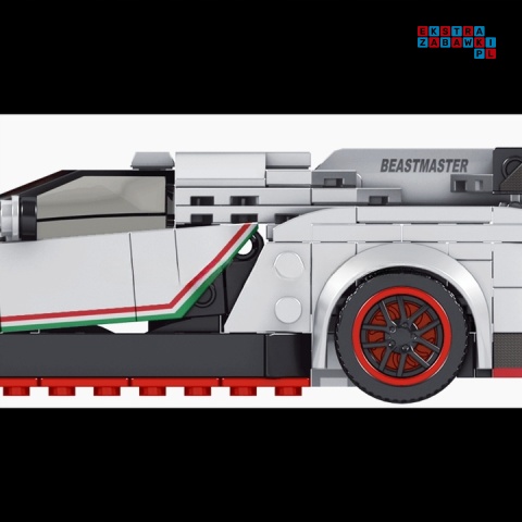 [27007] Klocki 398 el. Pojazd technic sportowy Veneno Mini w gablocie Mould King