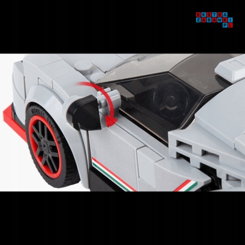 [27007] Klocki 398 el. Pojazd technic sportowy Veneno Mini w gablocie Mould King