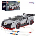 [27007] Klocki 398 el. Pojazd technic sportowy Veneno Mini w gablocie Mould King