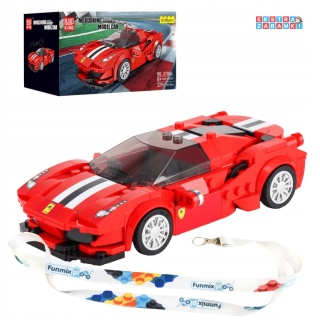 [27006] Klocki 364 el. Pojazd technic wyścigówka GTB w gablocie Mould King [S]