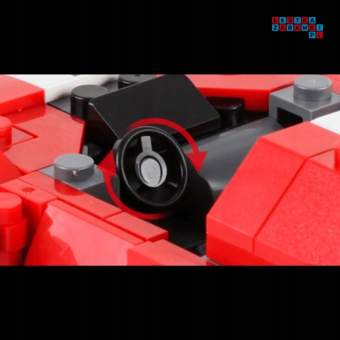 [27006] Klocki 364 el. Pojazd technic wyścigówka GTB w gablocie Mould King