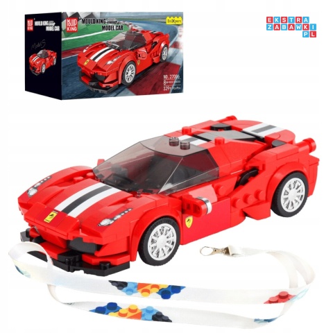 [27006] Klocki 364 el. Pojazd technic wyścigówka GTB w gablocie Mould King