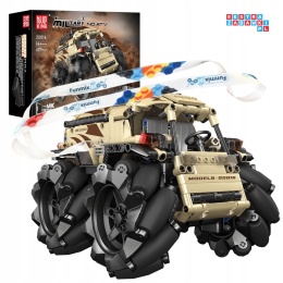 [20016] Klocki 617 el. Pojazd zdalnie sterowany Mecanum ATV Mould King