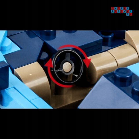 [27001] Klocki 375 el. Sportowe auto GT mini wyścigowe w gablocie Mould King