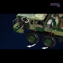 [20039] Klocki 4733 el. Technic auto wojskowe terenowe ciężarówka Mould King