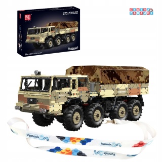 [20040] Klocki 4733 el. Technic auto wojskowe terenowe ciężarówka Mould King [S]