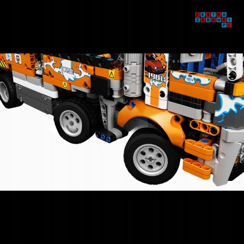 [19014] Klocki 2132 el. Technic ciężarówka pojazd dźwig do betonu Mould King