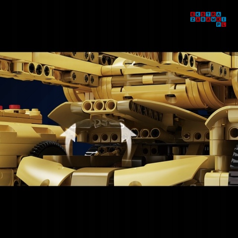 [20011S] Klocki 3445 el. Technic czołg pojazd Red Allert zdalnie sterowany RC Mould King