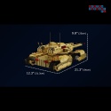 [20011S] Klocki 3445 el. Technic czołg pojazd Red Allert zdalnie sterowany RC Mould King