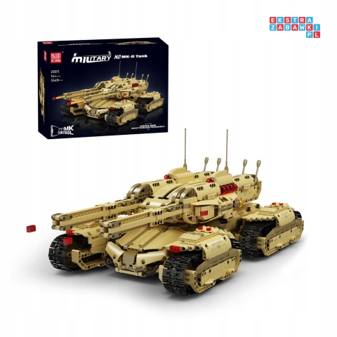 [20011S] Klocki 3445 el. Technic czołg pojazd Red Allert zdalnie sterowany RC Mould King