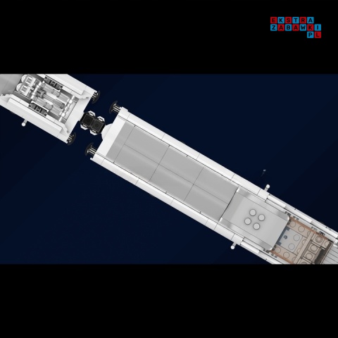 [12021] Klocki 1211 el. Technic lokomotywa kolejka pociąg zdalnie sterowany Mould King