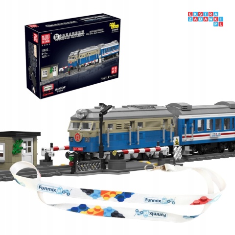 [12022] Klocki 1212 el. Technic zdalnie sterowany pociąg kolejka Mould King