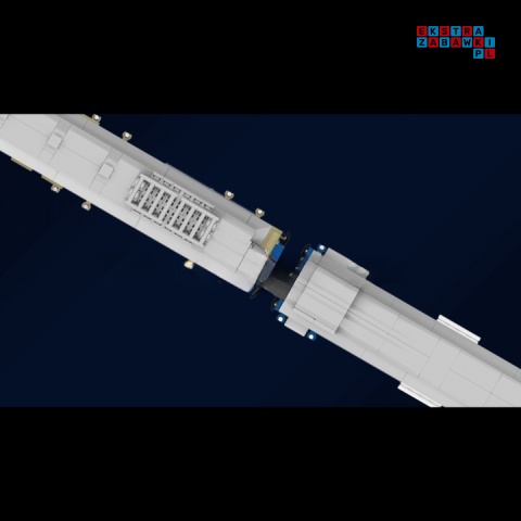 [12022] Klocki 1212 el. Technic zdalnie sterowany pociąg kolejka Mould King