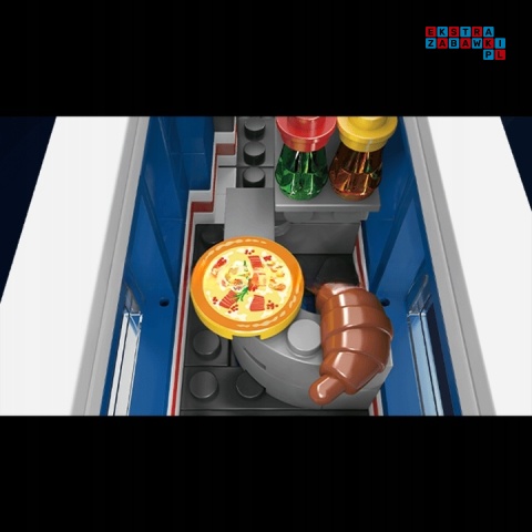 [12022] Klocki 1212 el. Technic zdalnie sterowany pociąg kolejka Mould King