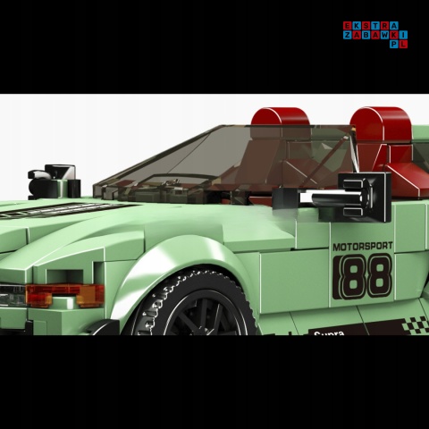 [27046] Klocki 348 el. Toyota Supra Convertible autko w gablocie Mould King