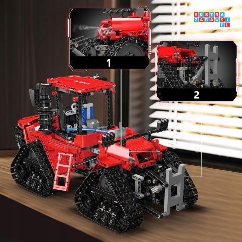 [18020S] Klocki 1769 el. Ciągnik gąsienicowy zdalnie sterowany rolniczy Mould King