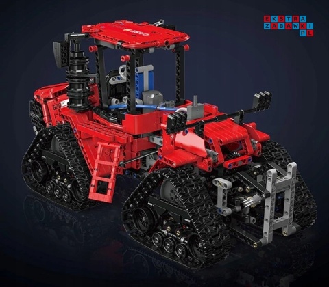 [18020S] Klocki 1769 el. Ciągnik gąsienicowy zdalnie sterowany rolniczy Mould King